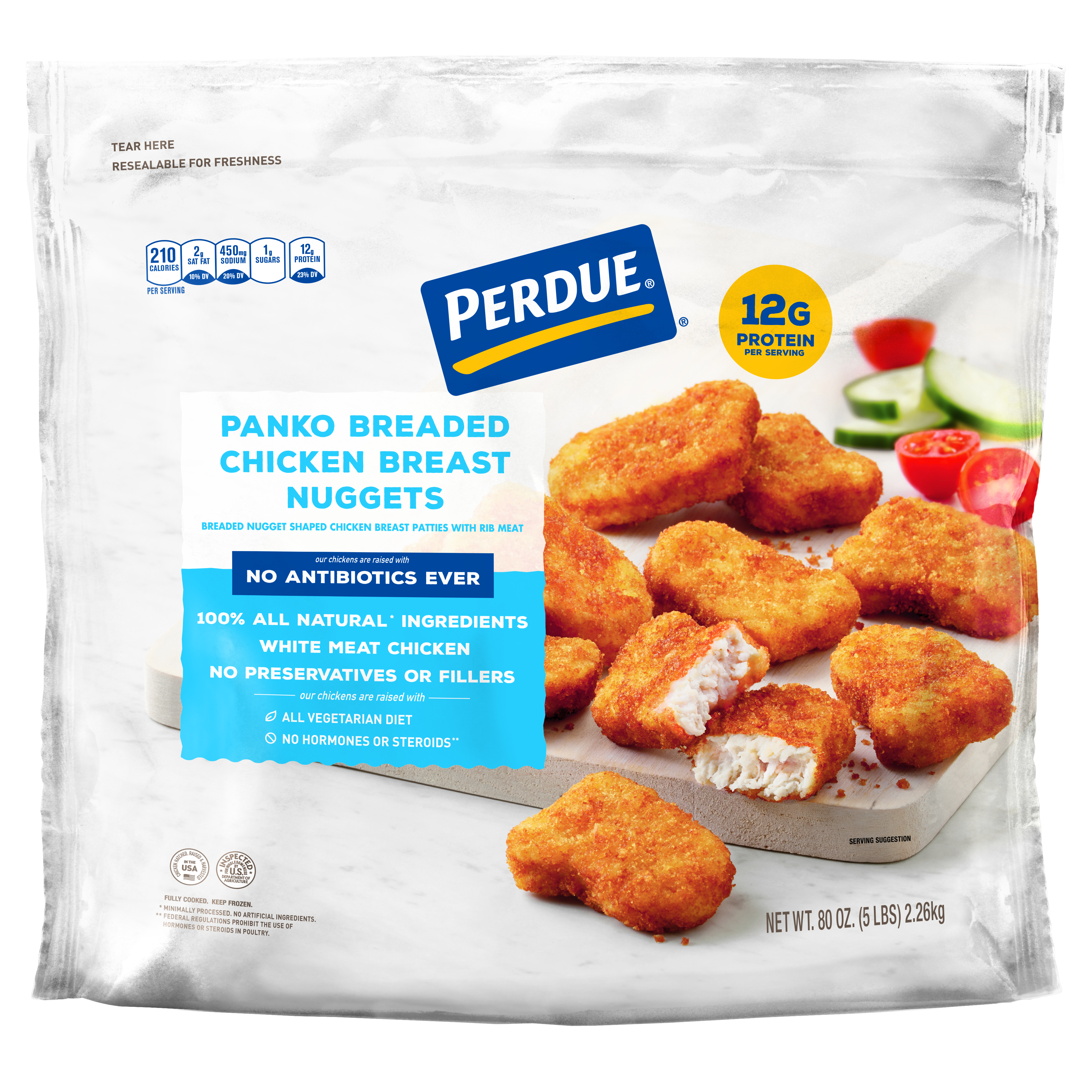 PERDUE® Panko Breaded Chicken Breast Nuggets (5 lbs.)