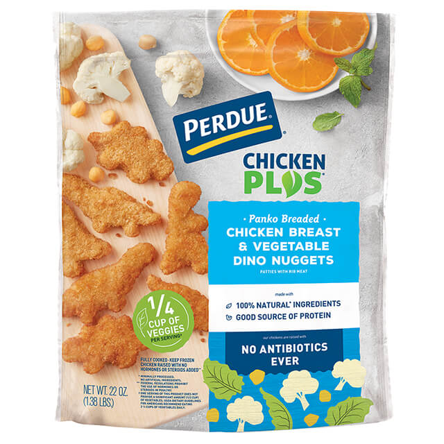 PERDUE® CHICKEN PLUS® Chicken Breast & Vegetable Dino Nuggets (22 oz.)
