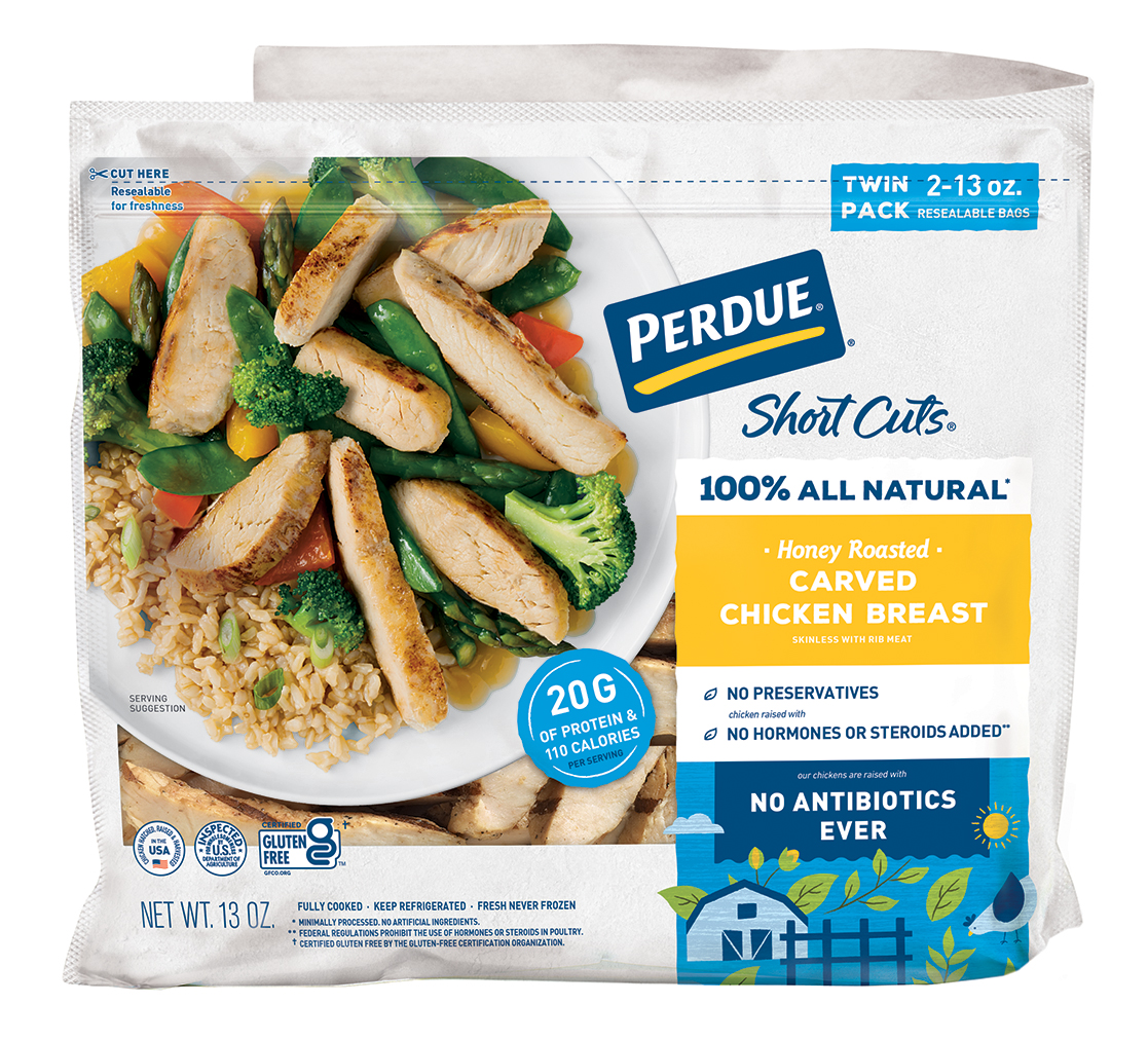 PERDUE® SHORT CUTS® Carved Chicken Breast Honey Roasted (26 oz.)