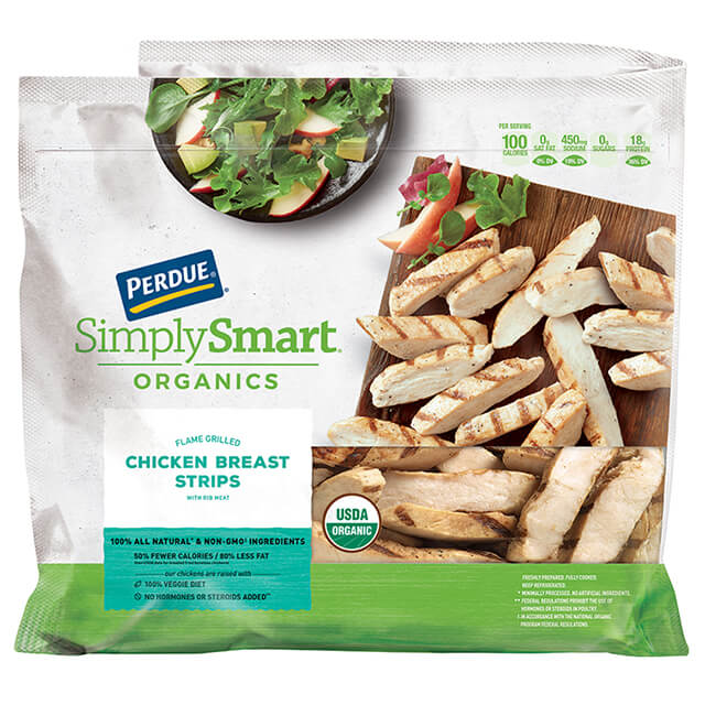 PERDUE® SIMPLY SMART® ORGANICS Gluten Free Grilled Chicken Breast Strips Club Pack