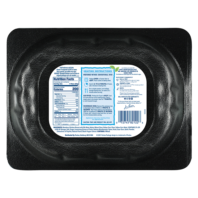 PERDUE® Refrigerated Breaded Chicken Breast Cutlets Club Pack PERDUE® Refrigerated Breaded Chicken Breast Cutlets Club Pack