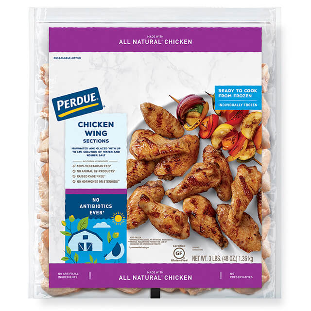 PERDUE® Individually Frozen Chicken Wings (3 lbs.)