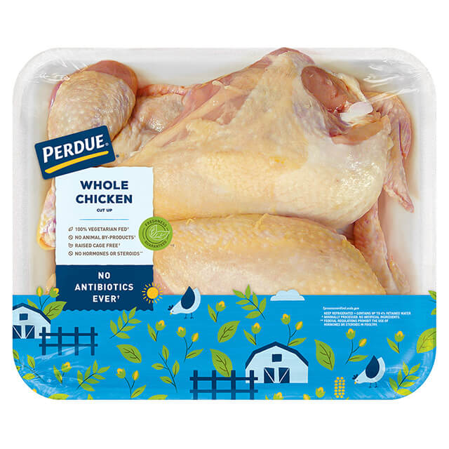 PERDUE® Fresh Whole Chicken Cut-Up with Giblets