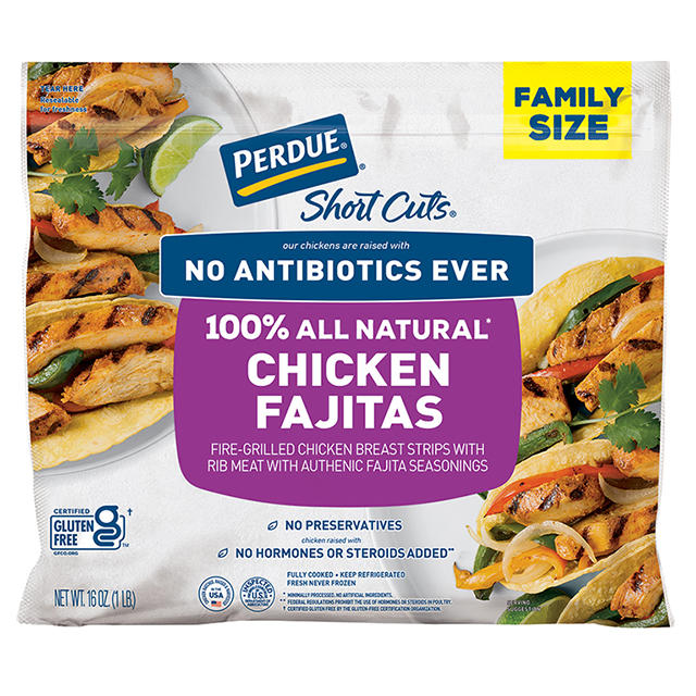 PERDUE® SHORT CUTS® Fajita Style Chicken Breast Strips PERDUE® SHORT CUTS® Fajita Style Chicken Breast Strips