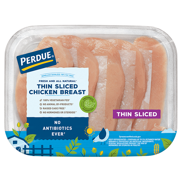 PERDUE® Thin Sliced Boneless Skinless Chicken Breasts