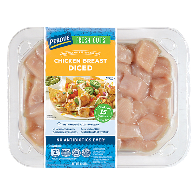 PERDUE® FRESH CUTS® Fresh Pre-Cut Diced Chicken Breast