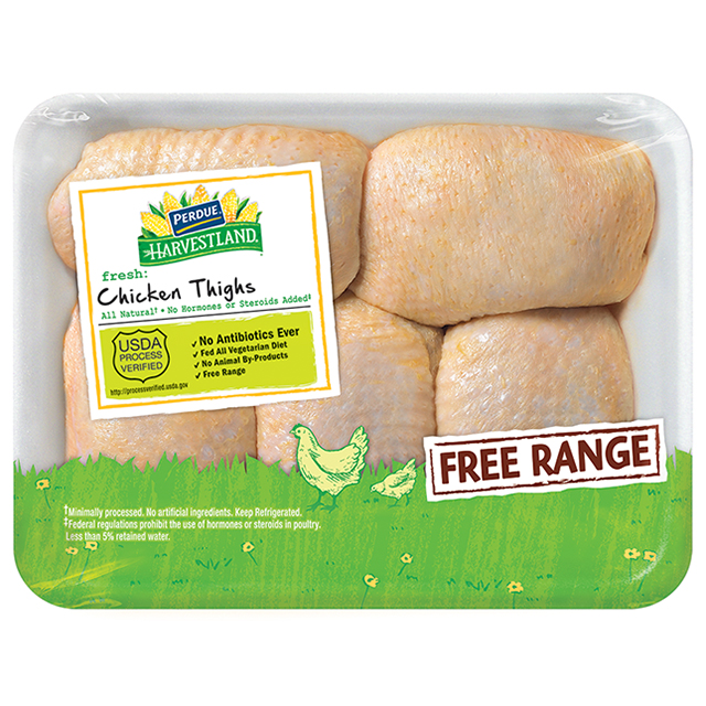 PERDUE® HARVESTLAND® Free Range Chicken Thighs