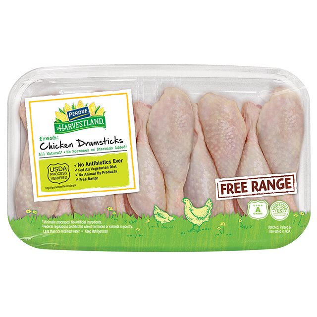 PERDUE® HARVESTLAND® Free Range Chicken Drumsticks Club Pack