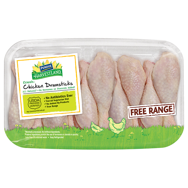 PERDUE® HARVESTLAND® Free Range Chicken Drumsticks Club Pack