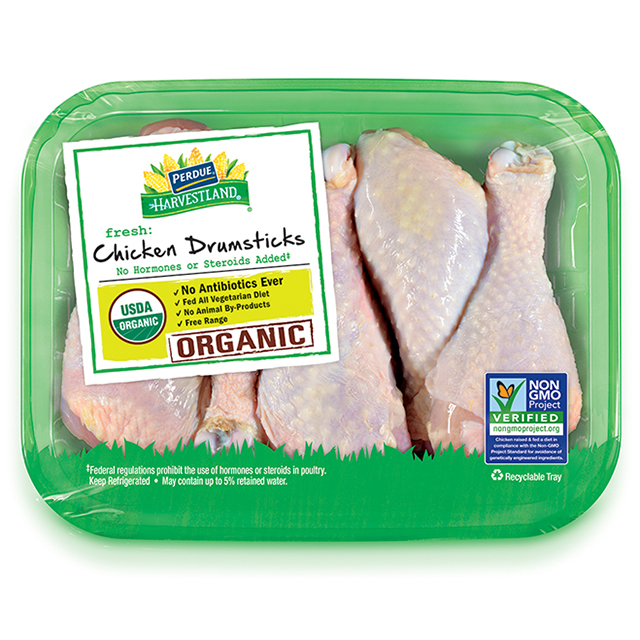 PERDUE® HARVESTLAND® Organic Chicken Drumsticks