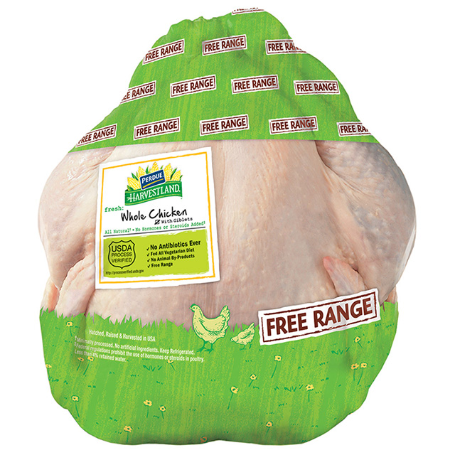 PERDUE® HARVESTLAND® Free Range Whole Chicken with Giblets