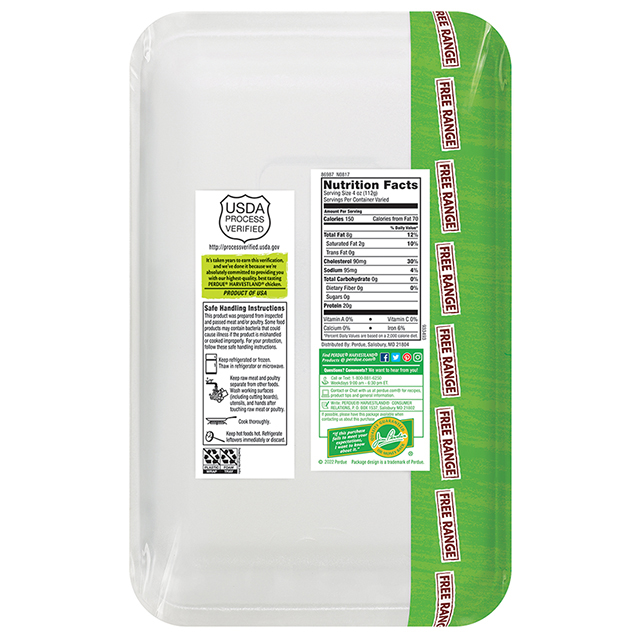PERDUE® HARVESTLAND® Free Range Boneless Skinless Chicken Thighs Family Pack PERDUE® HARVESTLAND® Free Range Boneless Skinless Chicken Thighs Family Pack