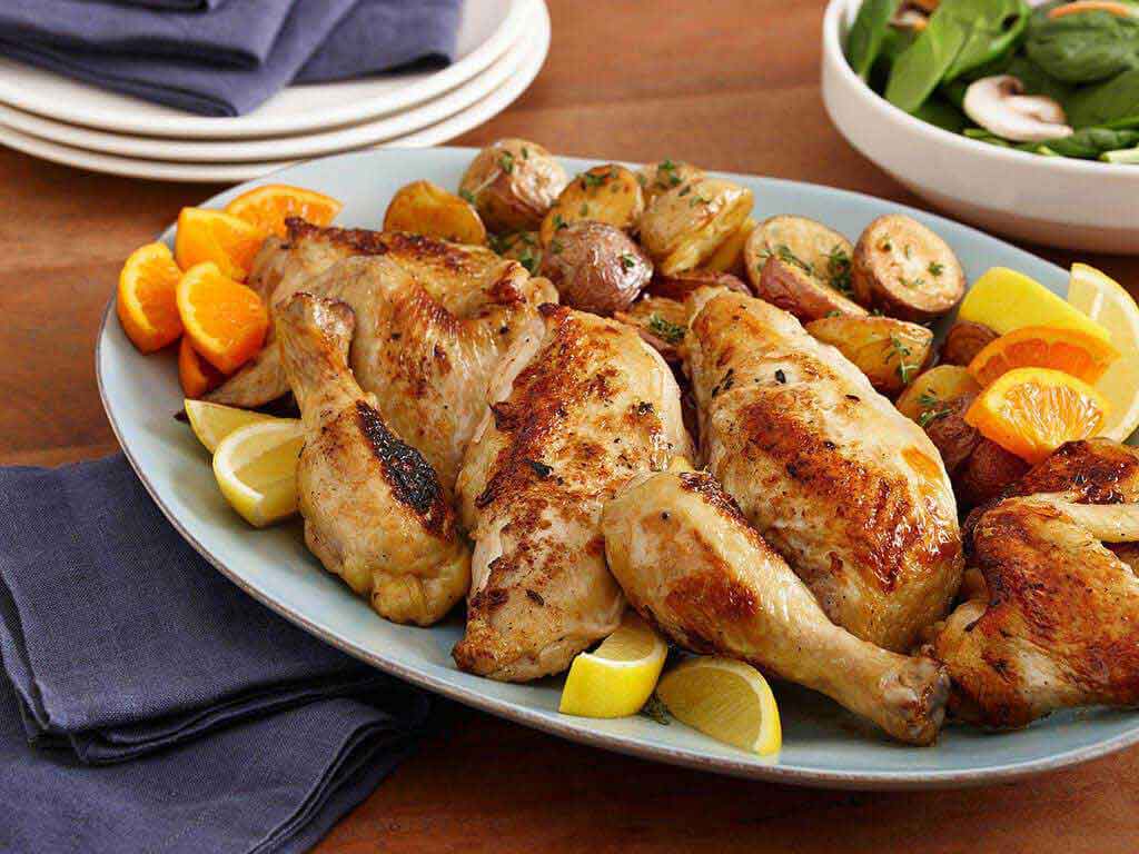 Pan Roasted Citrus Fennel Brined Chicken Ta Da