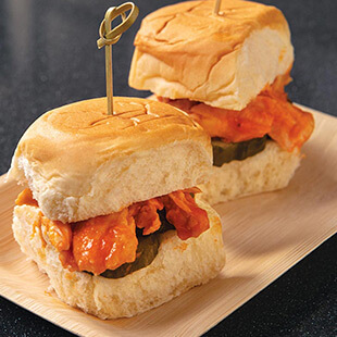 Pulled Buffalo Chicken Sliders