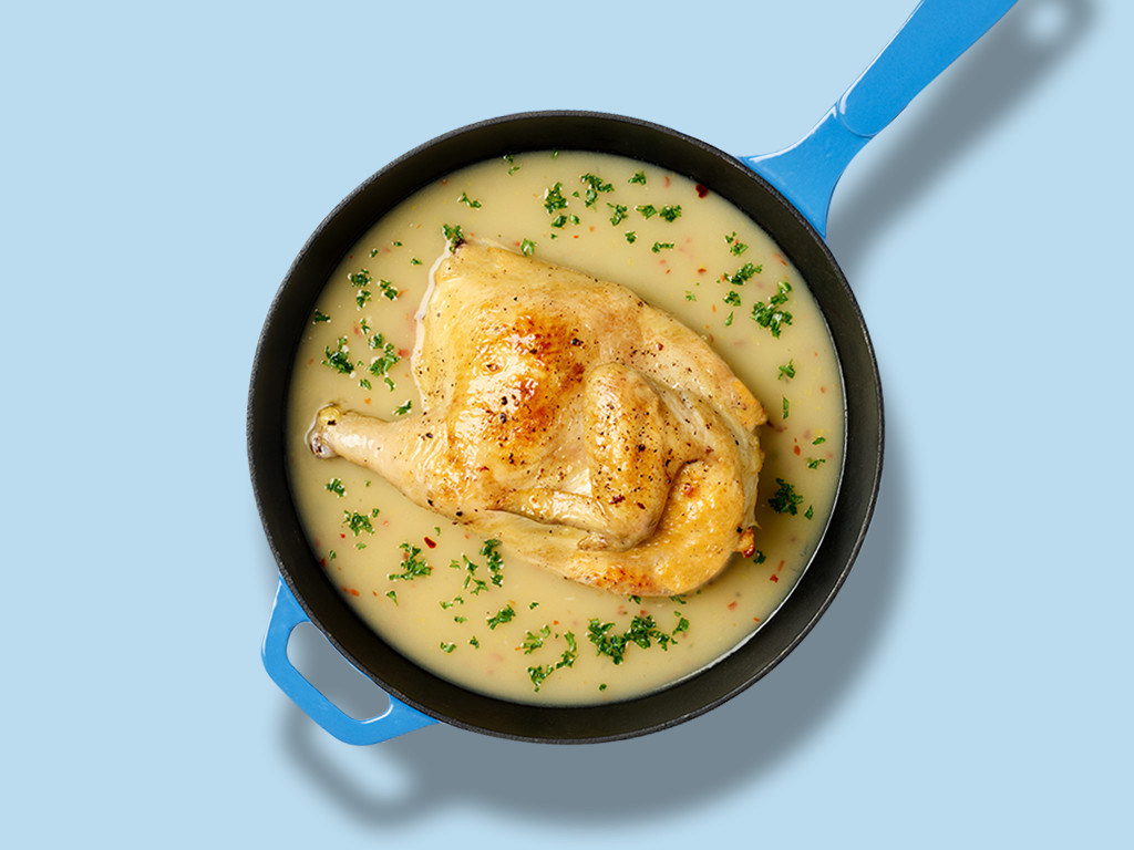 Cast Iron Chicken Scampi Ta Da