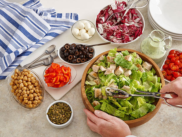 Step 3 Restaurant Style Chicken Chopped Salad Step 3