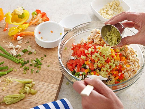 Southwestern Yogurt Chicken Dip Step 3