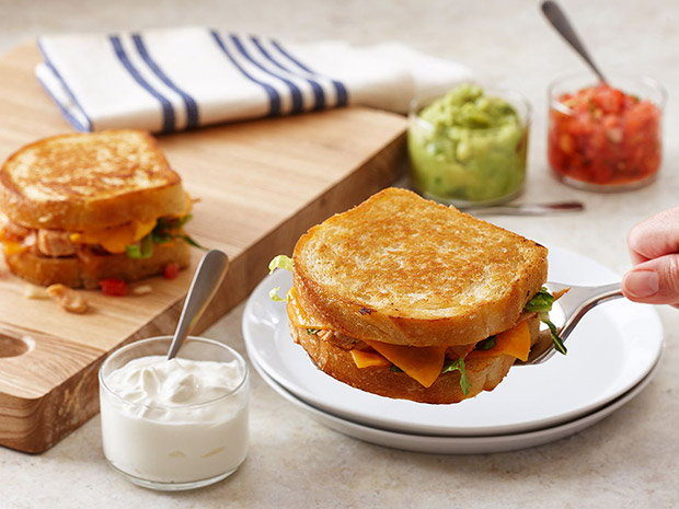 Step 4 Chicken Grilled Cheese Tacos Step 4