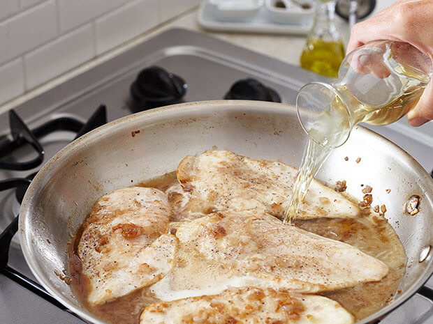 Tarragon Chicken With White Wine Sauce Step 2