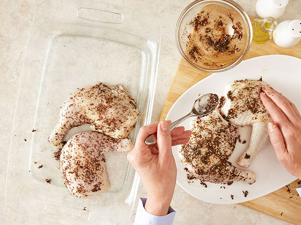 Step 1 Za'atar Chicken Under A Brick Step 1