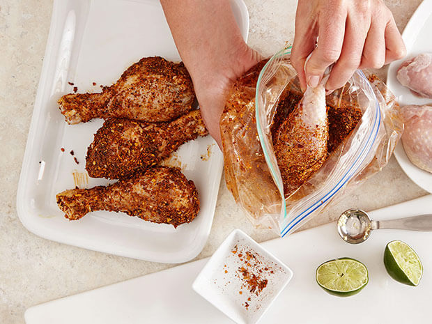 Step 1 Zesty BBQ Drumsticks Step 1