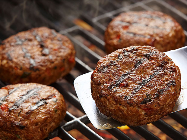 Caprese Stuffed Burgers Step 3