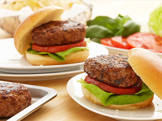 Caprese Stuffed Burgers Step 4
