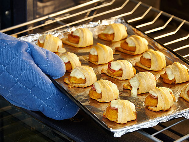 Chicken Cordon Bleu Party Sandwiches Step 3