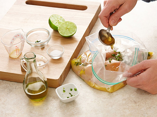 Step 1 Orange and Lime Chicken Fajitas Step 1