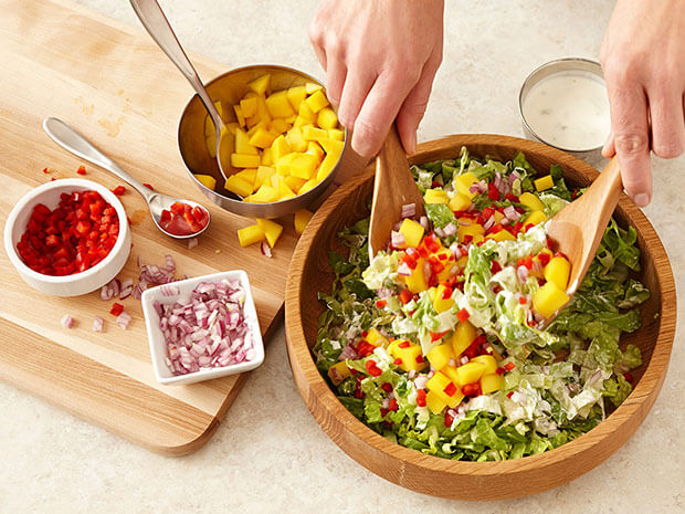 Zesty Lime and Mango Chicken Salad Step 3