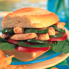 Summer Garden Chicken Subs