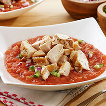 Quick and Easy Grilled Chicken Gazpacho