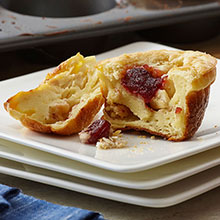 Orange Cranberry Chicken Popovers