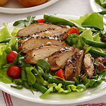 Grilled Peppered Chicken Salad
