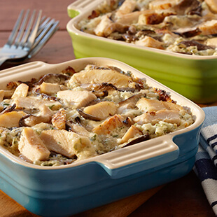 Mushroom Chicken Gratin