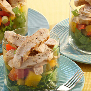 Chopped Gazpacho Chicken Salad