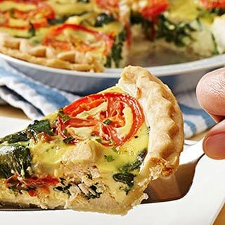 Fluffy Quiche with Chicken