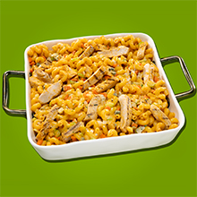 Buffalo and Blue Cheese Chicken Casserole