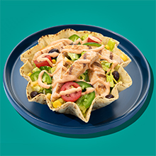 10 Minute Chicken Taco Salad