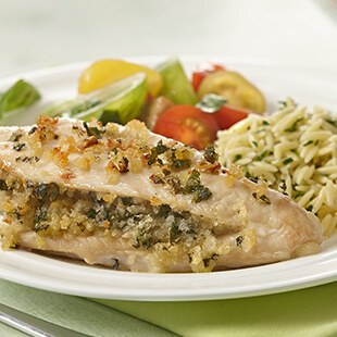 Basil Stuffed Chicken Breasts