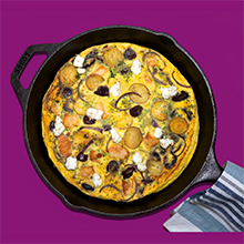 Chicken Frittata With Kalamata Olives