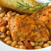 Slow Cooker Chicken Cassoulet