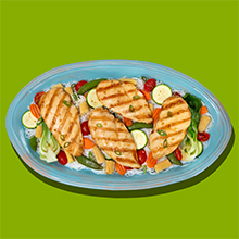 Ginger Garlic Asian Grilled Chicken