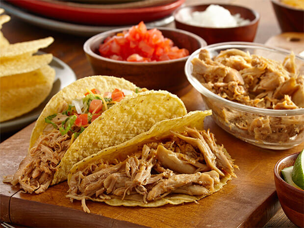 Step 3 Slow Cooker Lime Garlic Chicken Tacos Step 3