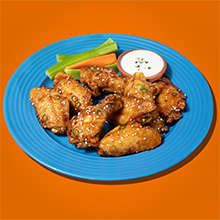 15 Minute Air Fry  Garlic Parmesan Seasoned Dry Rubbed Chicken Wings