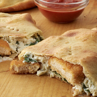 Chicken and Spinach Calzone
