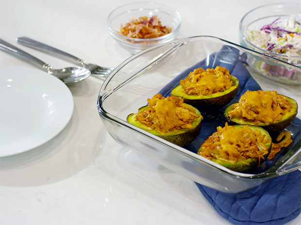 Step 4 BBQ Chicken Avocado Boats Step 4