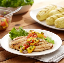 Grilled Mojo Chicken with Pineapple Salsa