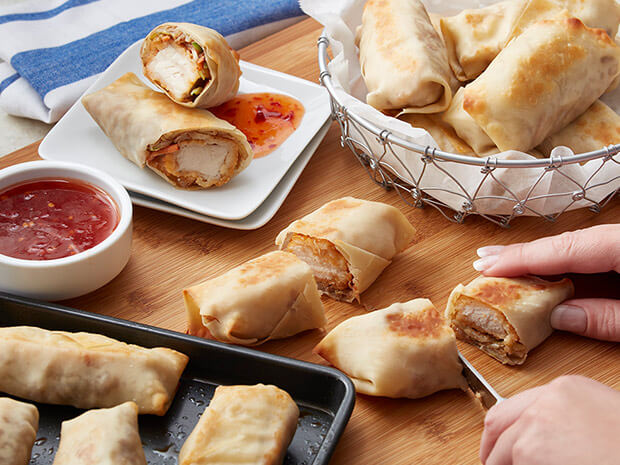 Step 4 Air Fryer Crispy Chicken Egg Rolls Step 4