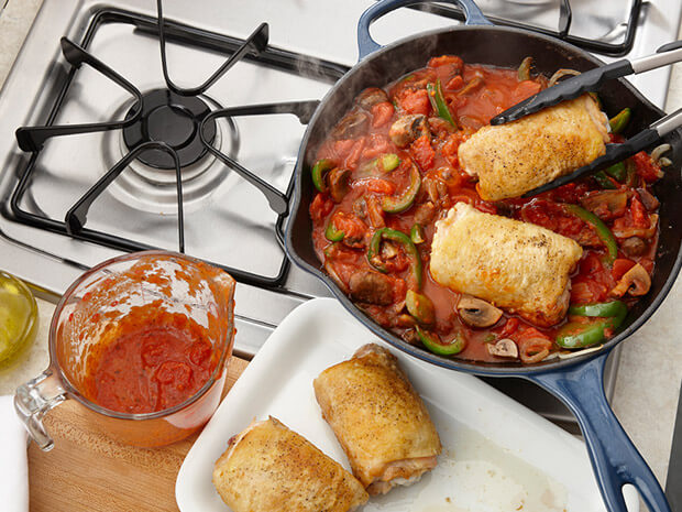 Step 3 Braised Chicken Cacciatore Step 3